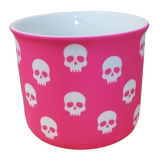 Pink skull mug Halloween NEW - Picture 4 of 4